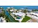 Waterfront home with private pool and dock offering direct access to the Gulf of Mexico at 791 Saint Judes Dr N, Longboat Key, FL 34228