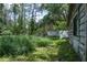 A spacious backyard with lush greenery and plenty of room for outdoor activities at 9625 Erie Rd, Parrish, FL 34219