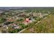 A wide aerial view showing the home's location within a residential area at 12214 Hernando Rd, North Port, FL 34287