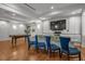 Spacious club room offering a pool table, kitchenette and a large television for entertainment at 1350 Main St # 1703, Sarasota, FL 34236