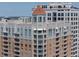 Condo featuring a clock tower, multiple balconies and neutral color palette for a timeless appearance at 1350 Main St # 1703, Sarasota, FL 34236