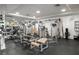Condo fitness center boasts varied weight-training machines, sleek design, and a well-lit, clean environment at 1350 Main St # 1703, Sarasota, FL 34236