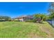 Expansive backyard featuring a screened pool enclosure and well-maintained landscaping for outdoor enjoyment at 15208 21St E Ave, Bradenton, FL 34212