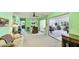 A large, open living room offers plenty of space for multiple seating areas at 2110 Craft Ln, Sarasota, FL 34239