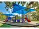 Community playground offers a variety of play structures with shaded seating areas for families at 2110 Craft Ln, Sarasota, FL 34239