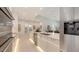 Modern kitchen featuring stainless steel appliances, ample counter space, and sleek design at 2135 Hyde Park St, Sarasota, FL 34239