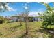 Spacious backyard featuring a screened-in porch, perfect for outdoor relaxation and entertaining at 2341 Sheila Ln, North Port, FL 34286