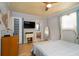 Well-lit bedroom with wood floors, modern decor and ample natural light at 2715 36Th Avenue E Ter, Bradenton, FL 34208