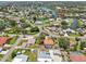 Expansive aerial view of the community with the beautiful waterfront and winding canals at 321 Sorrento Dr, Osprey, FL 34229