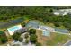 Aerial view of tennis and pickleball courts, pool and recreational facilities at 3707 Wild Blossom Pl, Parrish, FL 34219