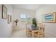Inviting dining room featuring a dark wood table and chairs in a bright setting at 4208 Balmoral Way, Sarasota, FL 34238