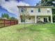Lush backyard featuring well-maintained lawn, privacy fence, and patio space, perfect for outdoor enjoyment at 4209 W Woodlawn Ave, Tampa, FL 33614