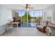 Enclosed balcony with golf course views at 4410 Fairways Blvd # 104, Bradenton, FL 34209