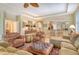 Living room with comfortable seating and decor at 6552 Moorings Point Cir # 201, Lakewood Ranch, FL 34202
