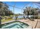 Beautiful outdoor screened in lanai with hot tub and gorgeous water view at 8525 54Th Avenue E Cir, Bradenton, FL 34211