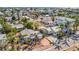 Charming beach house with lush tropical landscaping, featuring a well-maintained lawn and cozy curb appeal at 880 N Shore Dr, Anna Maria, FL 34216