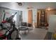 Spacious garage featuring exercise equipment and ample storage space at 1004 65Th W Ave, Bradenton, FL 34207