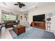 The open concept living space is bright and inviting, perfect for relaxation and entertainment at 11435 Fort Lauderdale Pl, Venice, FL 34293