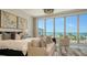 Main bedroom with luxurious decor and expansive ocean views at 1591 Gulf Of Mexico Dr # 511, Longboat Key, FL 34228