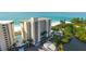Beautiful beachfront condo with lush landscaping and a gorgeous turquoise ocean view at 19 Whispering Sands Dr # 805, Sarasota, FL 34242