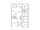 Detailed floor plan showcasing the layout of a house with multiple bedrooms and living spaces at 230 Fareham Dr, Venice, FL 34293
