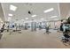 Well-equipped gym featuring modern exercise machines and plenty of open space for fitness activities at 23233 Banbury Way # 302, Venice, FL 34293