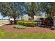 Community entrance sign surrounded by well-maintained landscaping at 2721 Greenleaf Ter, Parrish, FL 34219