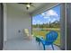 Relax on this patio with beautiful pond and fountain views at 2721 Greenleaf Ter, Parrish, FL 34219