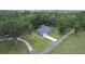 Spacious property featuring a well-maintained lawn, surrounded by mature trees, offering privacy at 3287 Rackley Rd, Brooksville, FL 34604