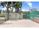 Outdoor basketball court featuring a concrete court, basketball hoop and chainlink fence at 3333 26Th E Ave # 1104, Bradenton, FL 34208