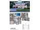 Elegant home design showcases a three-car garage, well-manicured lawn, and inviting entryway at 430 Pheasant Way, Sarasota, FL 34236