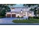 Gorgeous home with a three-car garage, beautiful landscaping, and an inviting entrance at 430 Pheasant Way, Sarasota, FL 34236