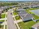 An aerial view of a sprawling neighborhood with well-manicured lawns and neatly arranged homes and green spaces at 4503 Lindever Ln, Palmetto, FL 34221