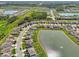 A charming neighborhood with multiple ponds, green spaces, and well-maintained homes with manicured lawns at 4503 Lindever Ln, Palmetto, FL 34221