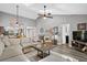 Bright and airy living room with vaulted ceilings and open floor plan at 4505 Kingsmere # 2, Sarasota, FL 34235