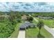 Charming single-story home with a well-manicured lawn and mature palm trees at 5482 Globe Ter, North Port, FL 34286