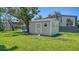 Storage shed located in the back yard at 630 De Narvaez Dr, Longboat Key, FL 34228