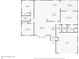 Floor plan displaying the layout of the house with room names and dimensions at 645 Liberty St, Englewood, FL 34223