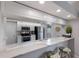 Clean, well-lit kitchen with stainless steel appliances and marble countertops at 8706 52Nd E Dr, Bradenton, FL 34211