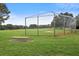 A baseball field with a backstop at the Summerfield Park grounds at 11208 Blue Sage Pl, Lakewood Ranch, FL 34202