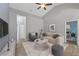 Comfortable living room offering neutral décor and an inviting atmosphere at 11208 Blue Sage Pl, Lakewood Ranch, FL 34202