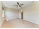 Bedroom with carpet flooring and ceiling fan at 121 Porta Vecchio Bnd # 201, Nokomis, FL 34275