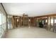 Spacious living room ready for renovation at 129 Pierson Ln, Sarasota, FL 34242