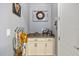 Functional mudroom with convenient storage solutions and stylish decor at 13819 American Prairie Pl, Bradenton, FL 34211