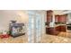 Kitchen detail showing coffee machine with access to pool area at 1610 S Orange Ave, Sarasota, FL 34239