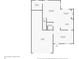 Detailed first-floor layout showing bedrooms, kitchen, living room and other rooms at 1721 Palm Warbler Ln, Ruskin, FL 33570