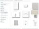 A selection of tile and bathroom hardware at 17723 Palmiste Dr, Bradenton, FL 34202