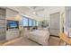 Spacious main bedroom with large windows offering ocean views and lots of closet space at 2045 Gulf Of Mexico Dr # M1-514, Longboat Key, FL 34228