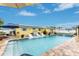 Resort-style pool with sun loungers and a backyard view at 212 66Th Avenue W Dr, Bradenton, FL 34207