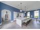 Community kitchen boasts a large center island, modern appliances, and a spacious layout at 2625 Star Apple Way, Sarasota, FL 34240